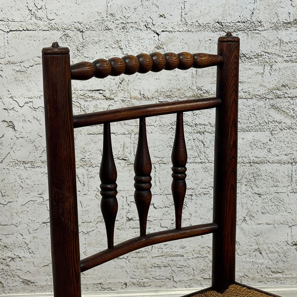 Oak Chair with String Seat