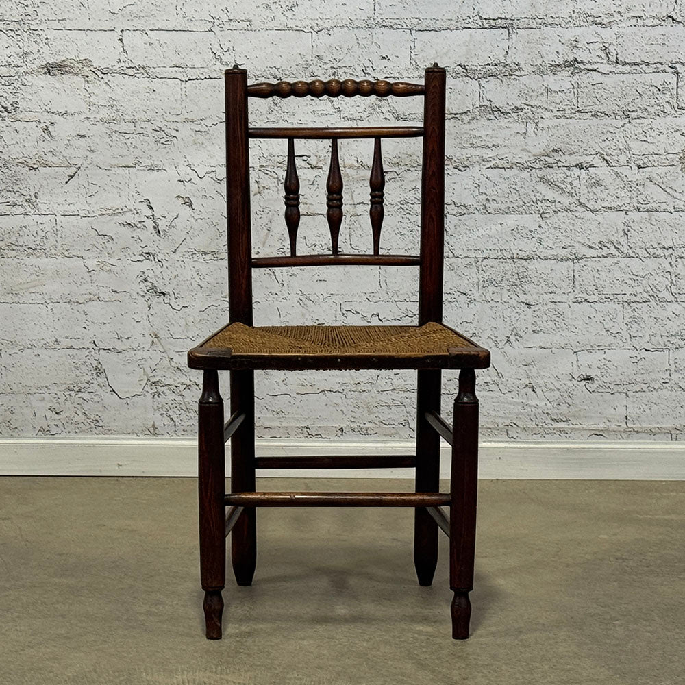 Oak Chair with String Seat
