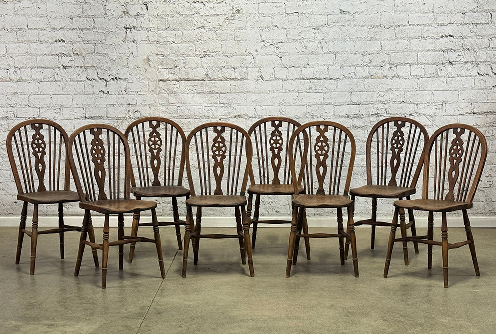 Antique Wheelback Windsor Side Chair