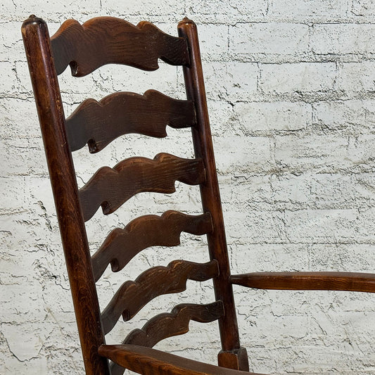 Vintage Ladderback Arm Chair
