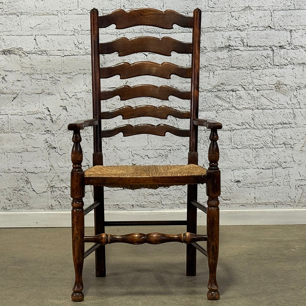 Vintage Ladderback Arm Chair