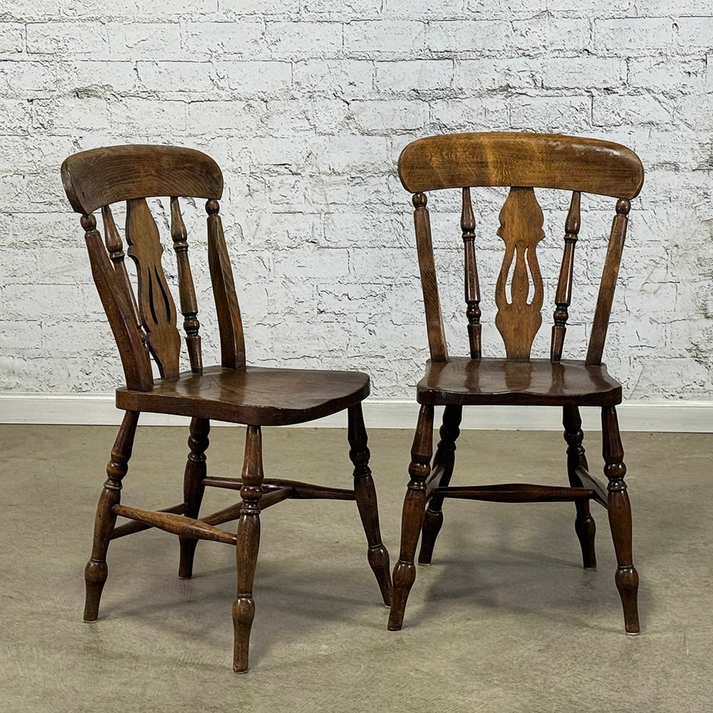 Set of Four Antique Cottage Chairs