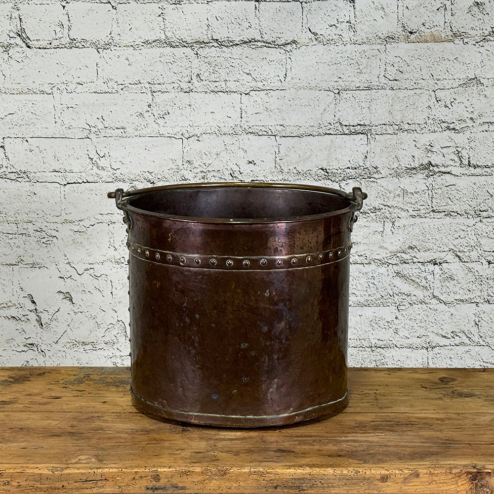 Antique French Copper Bucket