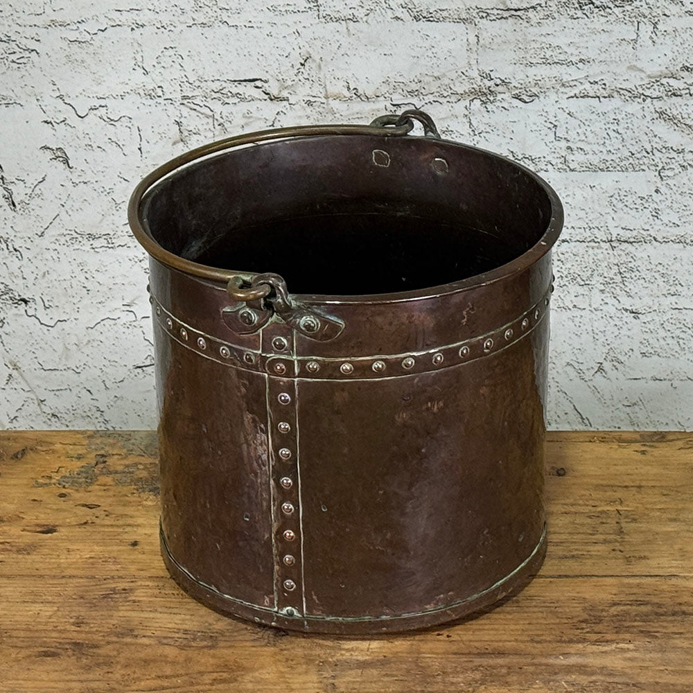Antique French Copper Bucket