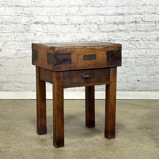 Antique Small Butchers Block