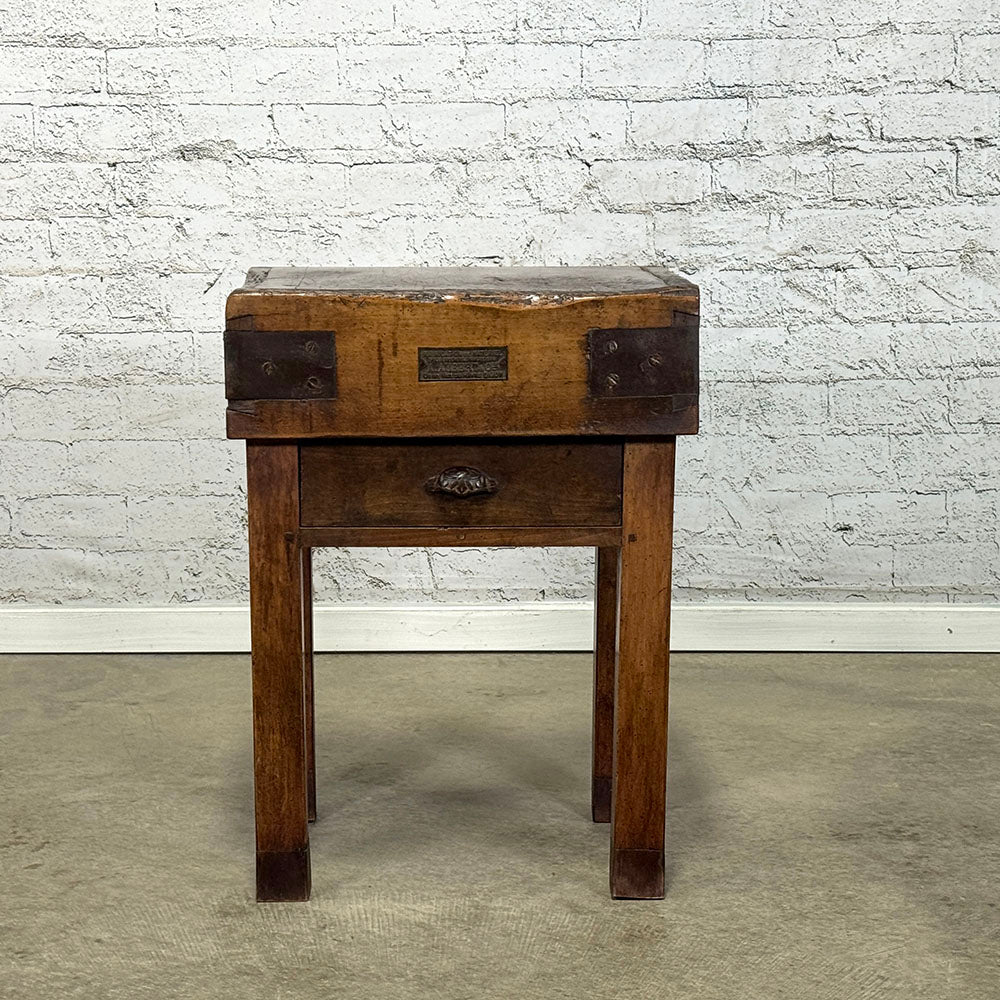 Antique Small Butchers Block