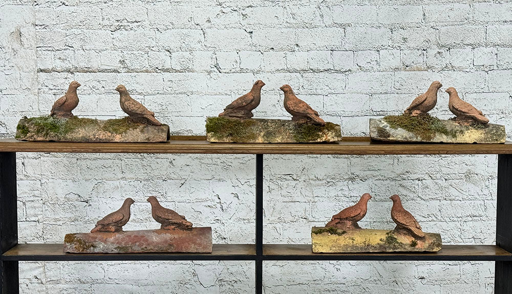 Antique Terracotta Pigeon Ridge Tile from Toulouse