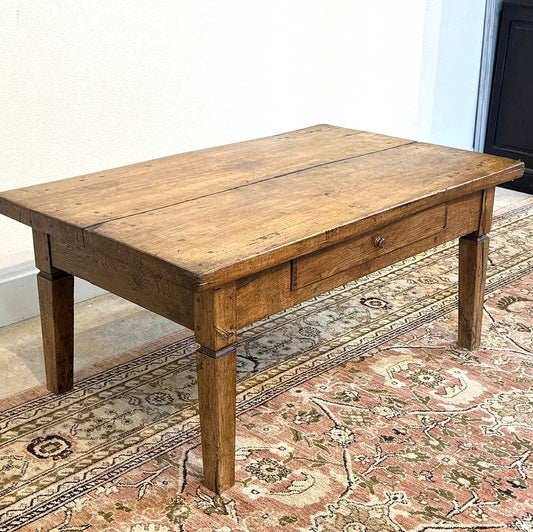 Antique Welsh Coffee Table with Drawer