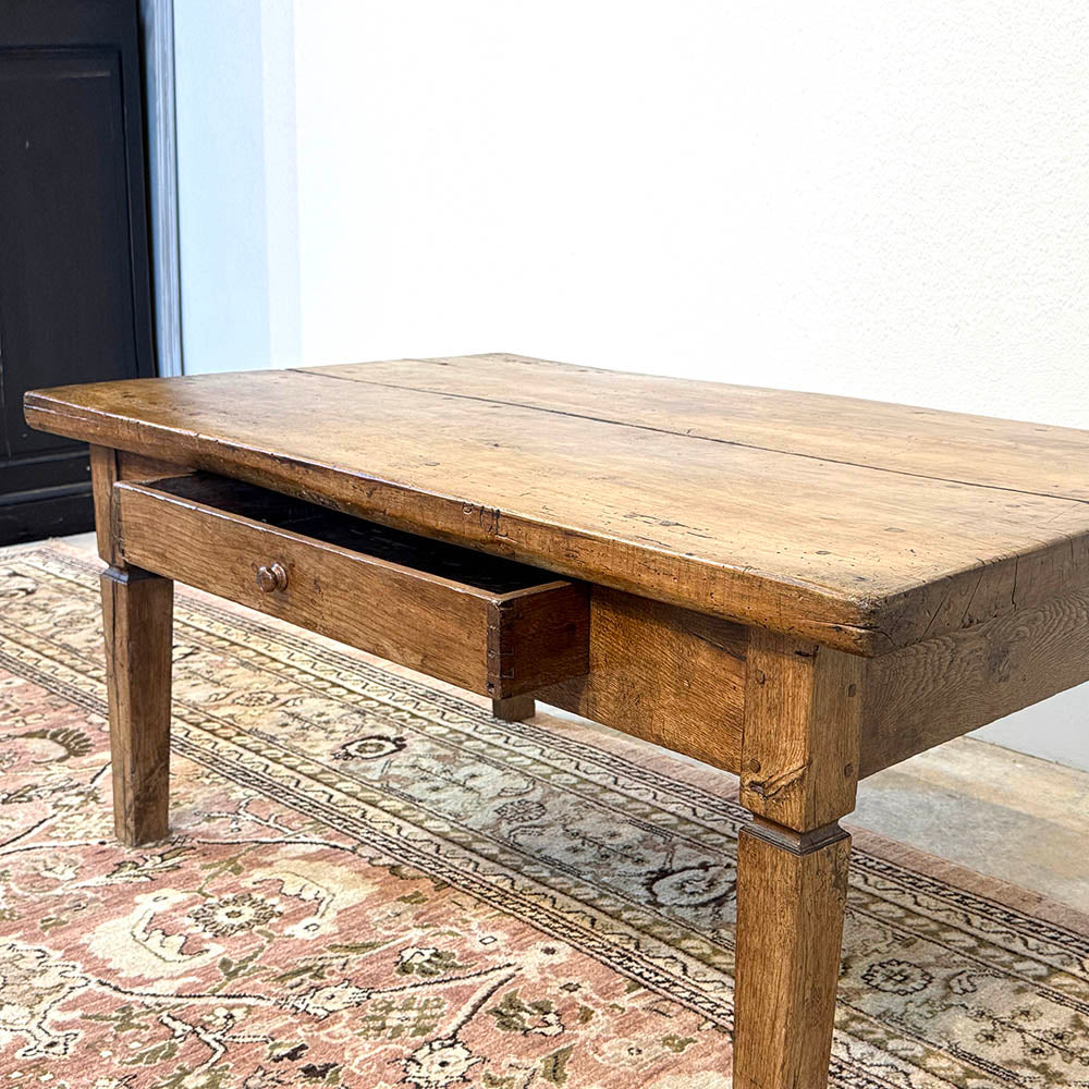 Antique Welsh Coffee Table with Drawer