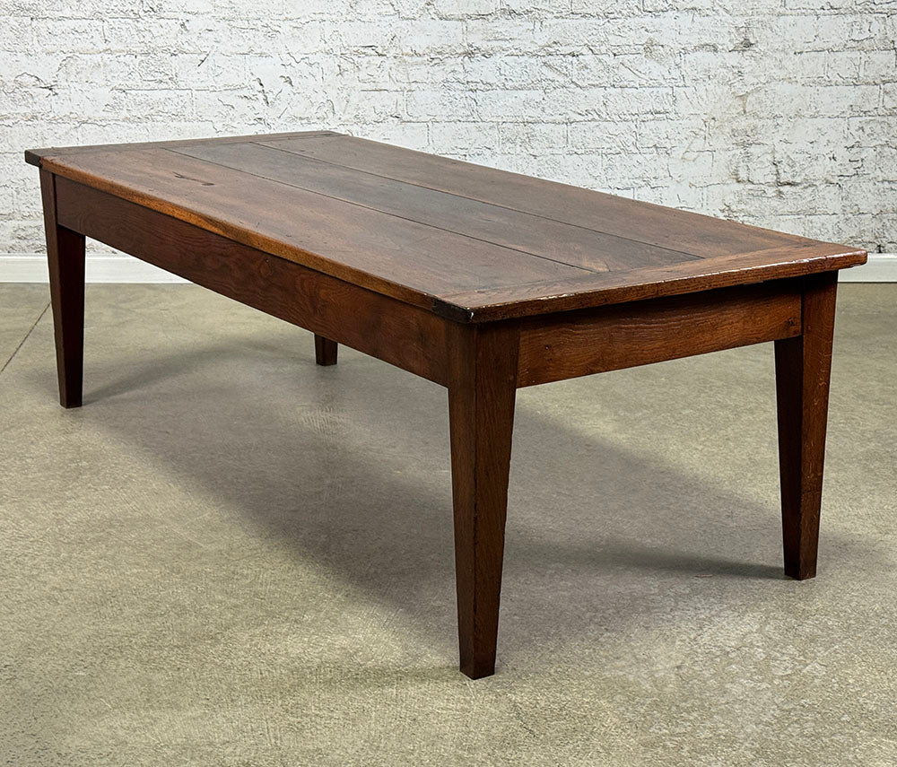 Antique French and Walnut Coffee Table