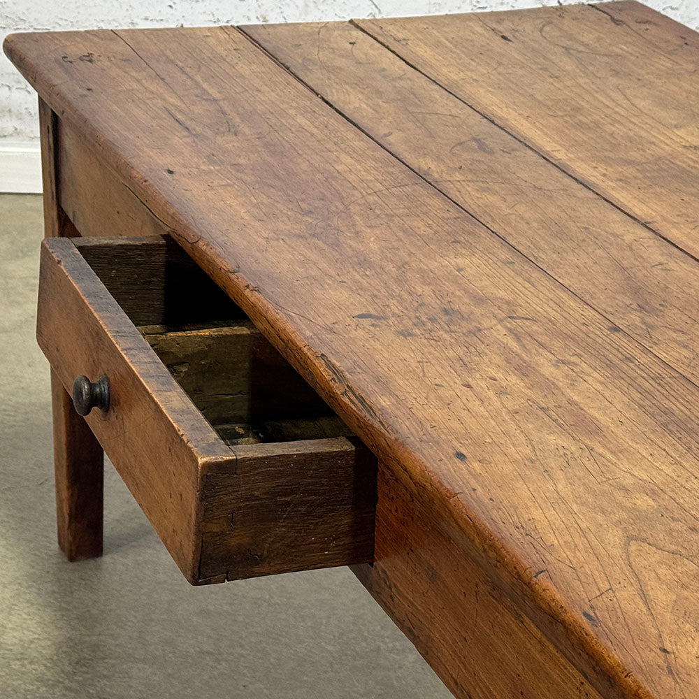 Antique French Fruitwood Coffee Table