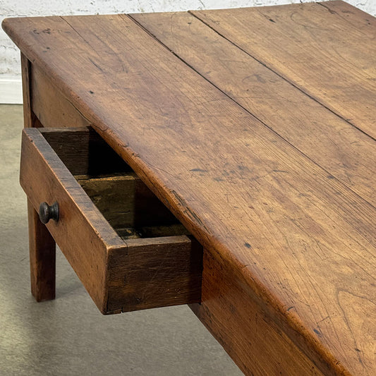 Antique French Fruitwood Coffee Table