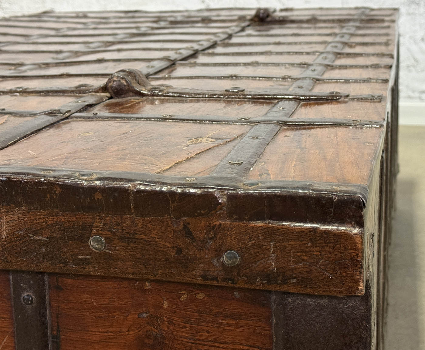 Large French Military Trunk Coffee Table