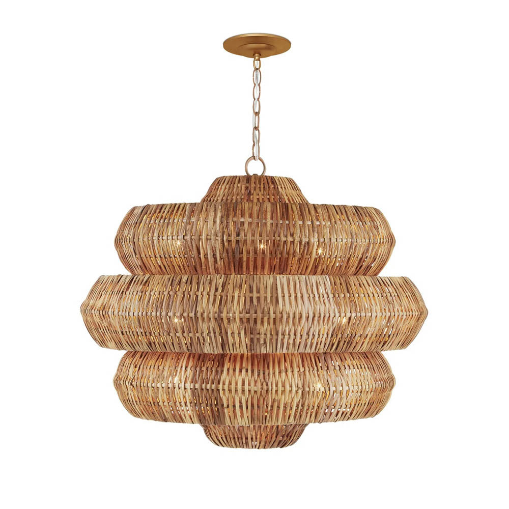 Antibes Medium Natural Chandelier