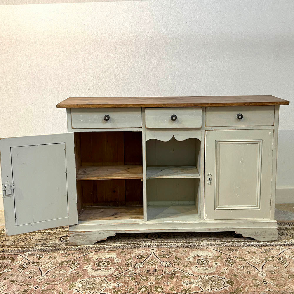 3 Drawer 2 Door Pine Painted Sideboard