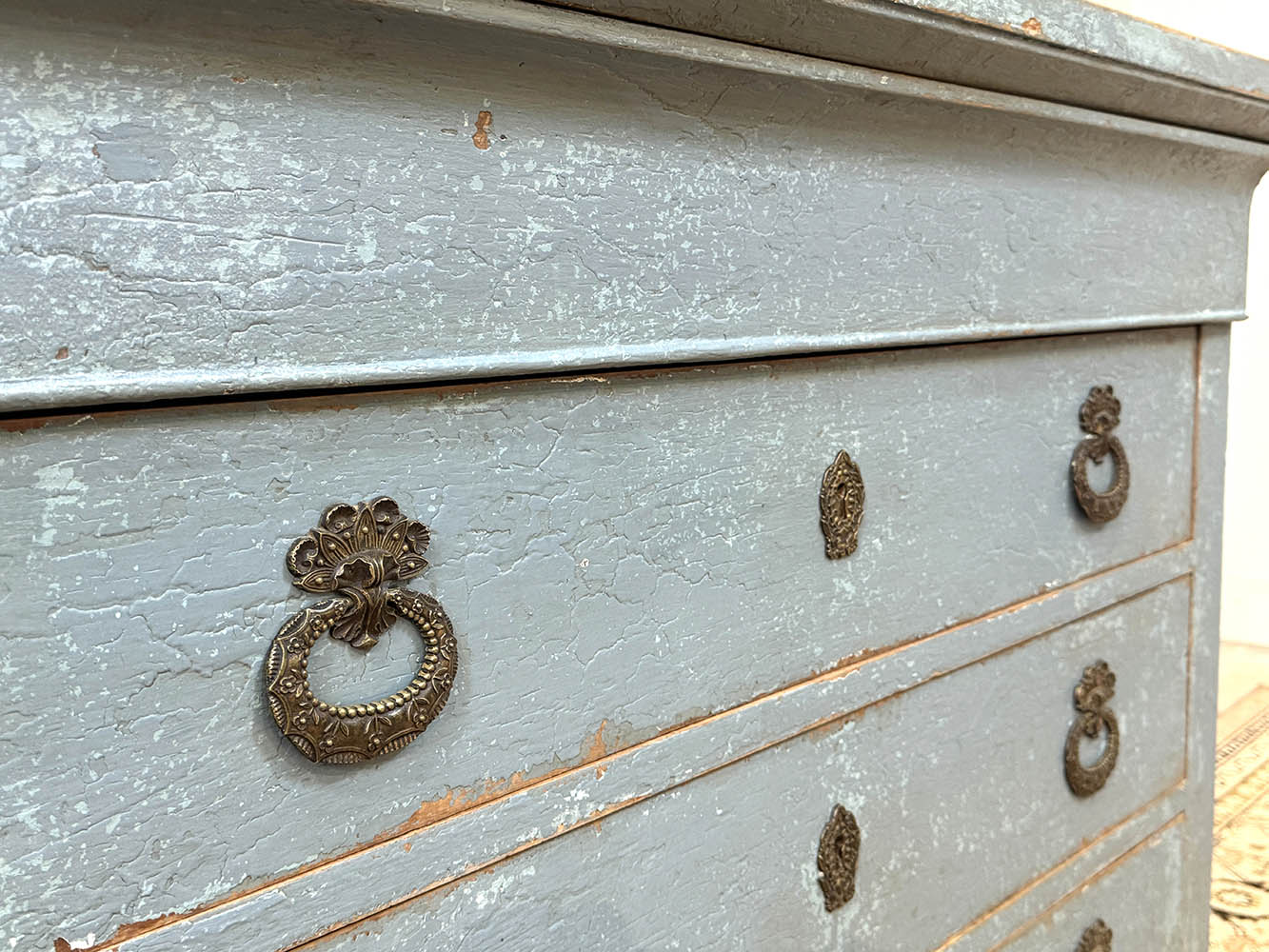 Antique Blue French Directaire Buffet