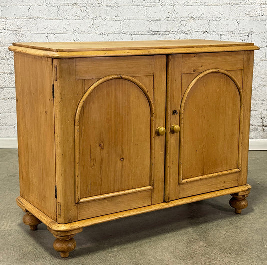 Antique Pine Base with Lovely Arch Detail c.1880