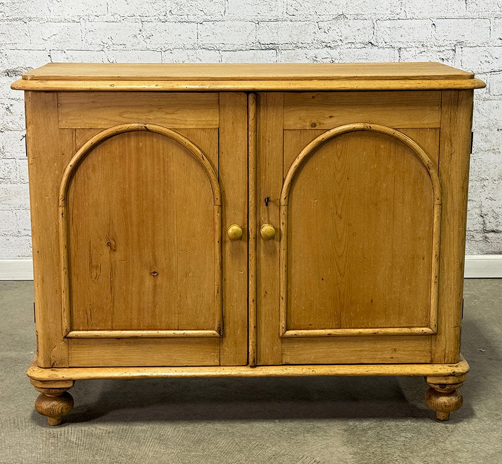 Antique Pine Base with Lovely Arch Detail c.1880