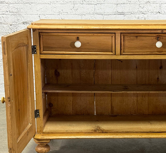 Antique Pine Base with Lovely Arch Detail c.1880