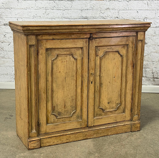 Antique English Regency Cabinet Original Paint c.1840