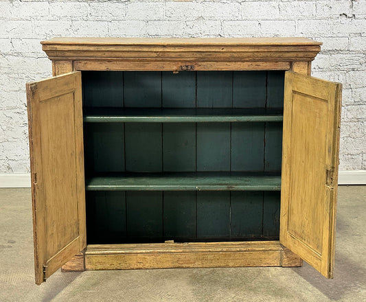 Antique English Regency Cabinet Original Paint c.1840
