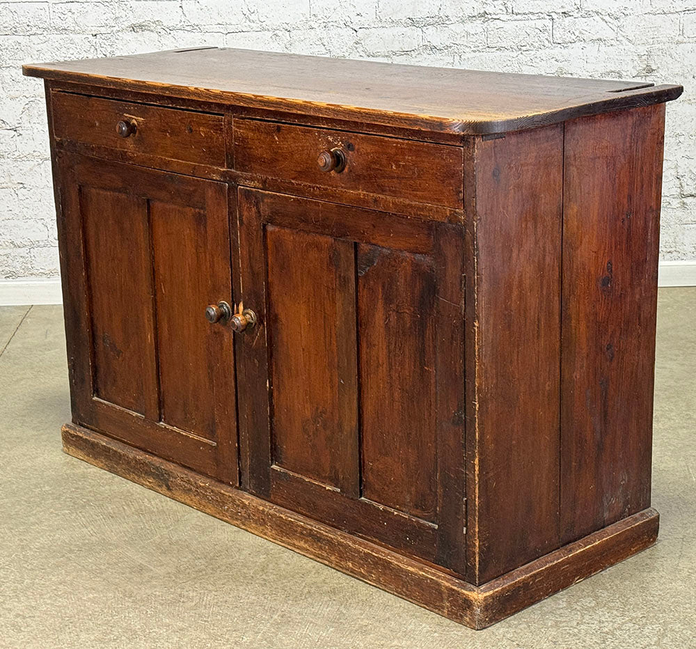 Rustic Antique Pine Dresser Base