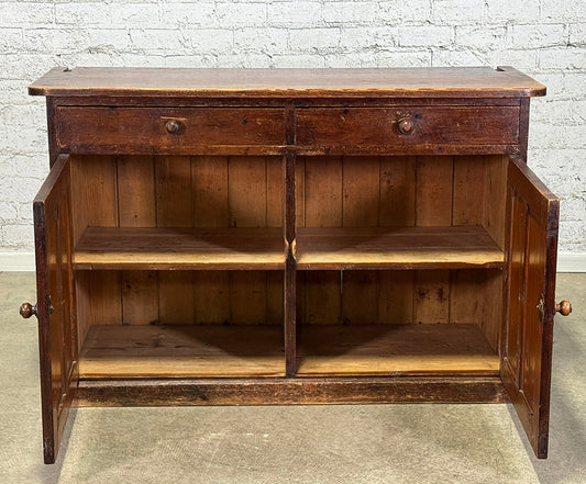 Rustic Antique Pine Dresser Base