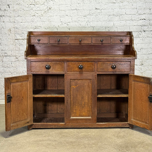 Scottish Pine Dresser Base with Gallery Back