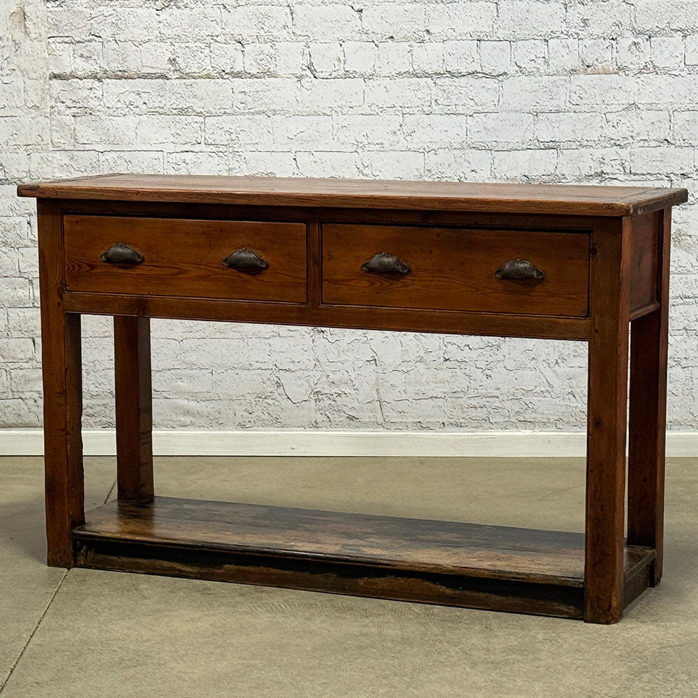 Antique English  Potboard Dresser Base,Sussex