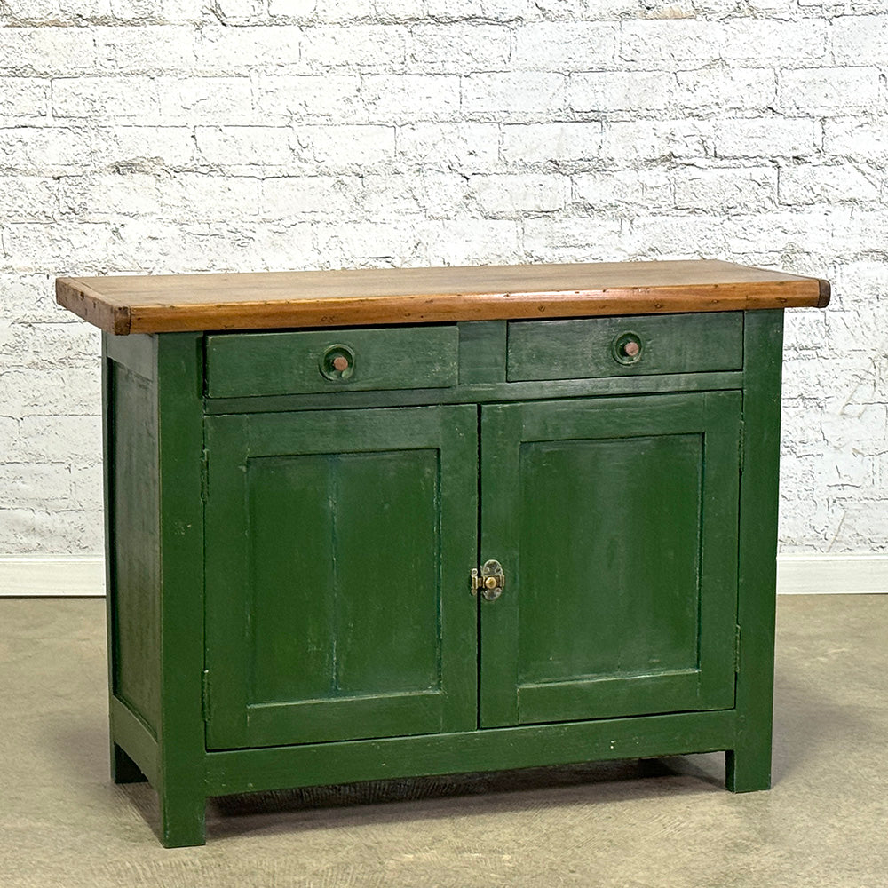 Antique French Rustic Beechwood Server