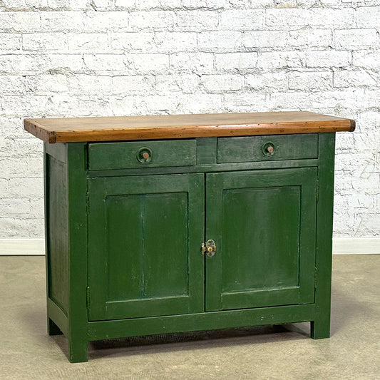 Antique French Rustic Beechwood Server