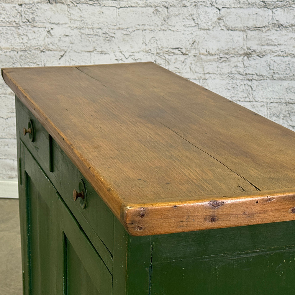 Antique French Rustic Beechwood Server