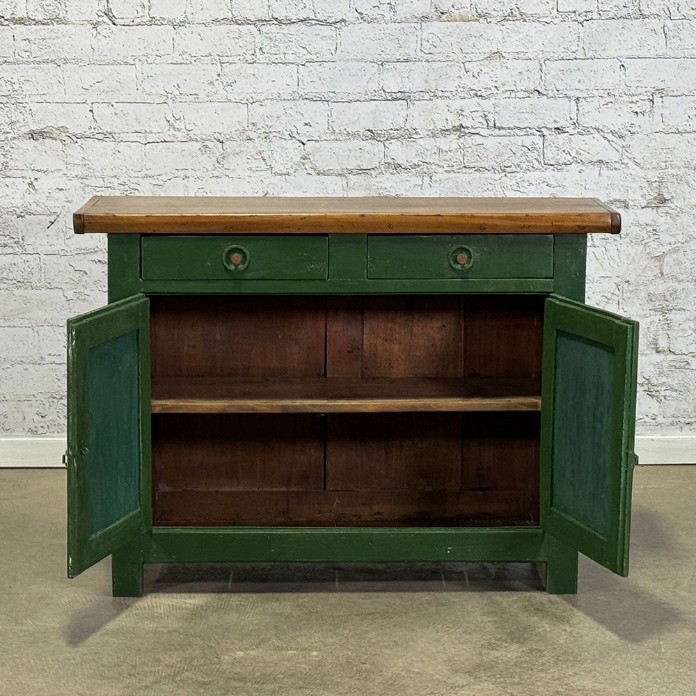 Antique French Rustic Beechwood Server