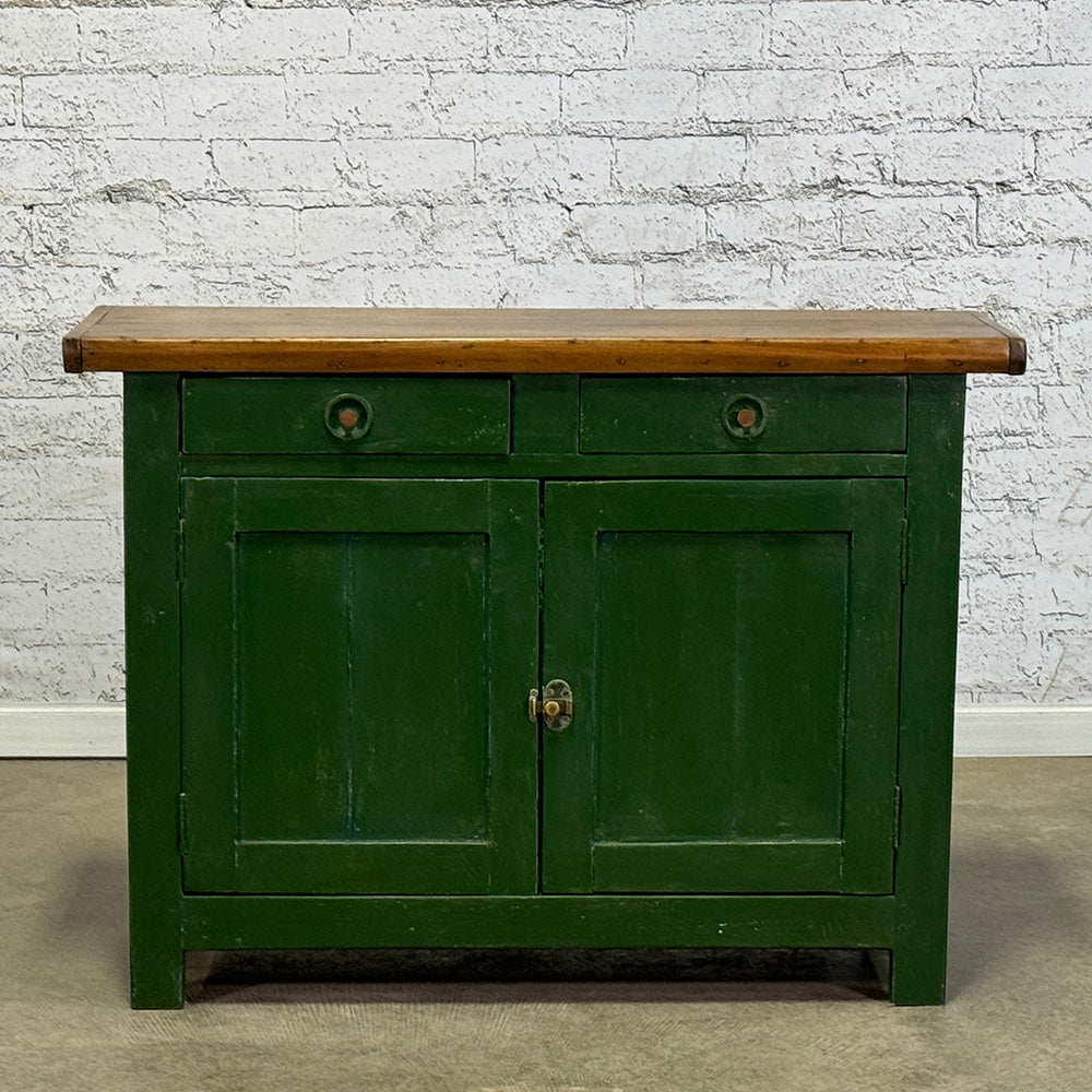 Antique French Rustic Beechwood Server