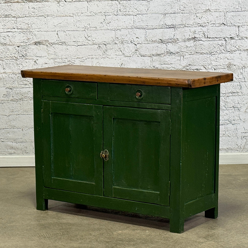 Antique French Rustic Beechwood Server