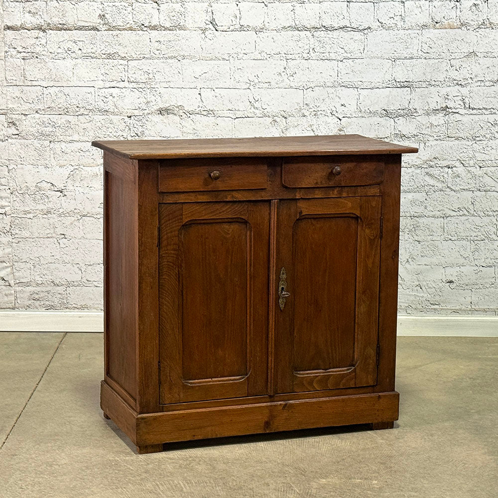 French Pine Cupboard, Original Color c.1880