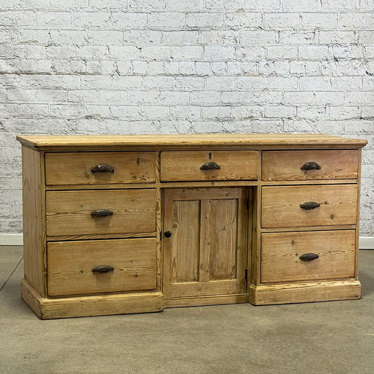 Georgian English Pine Dresser Base