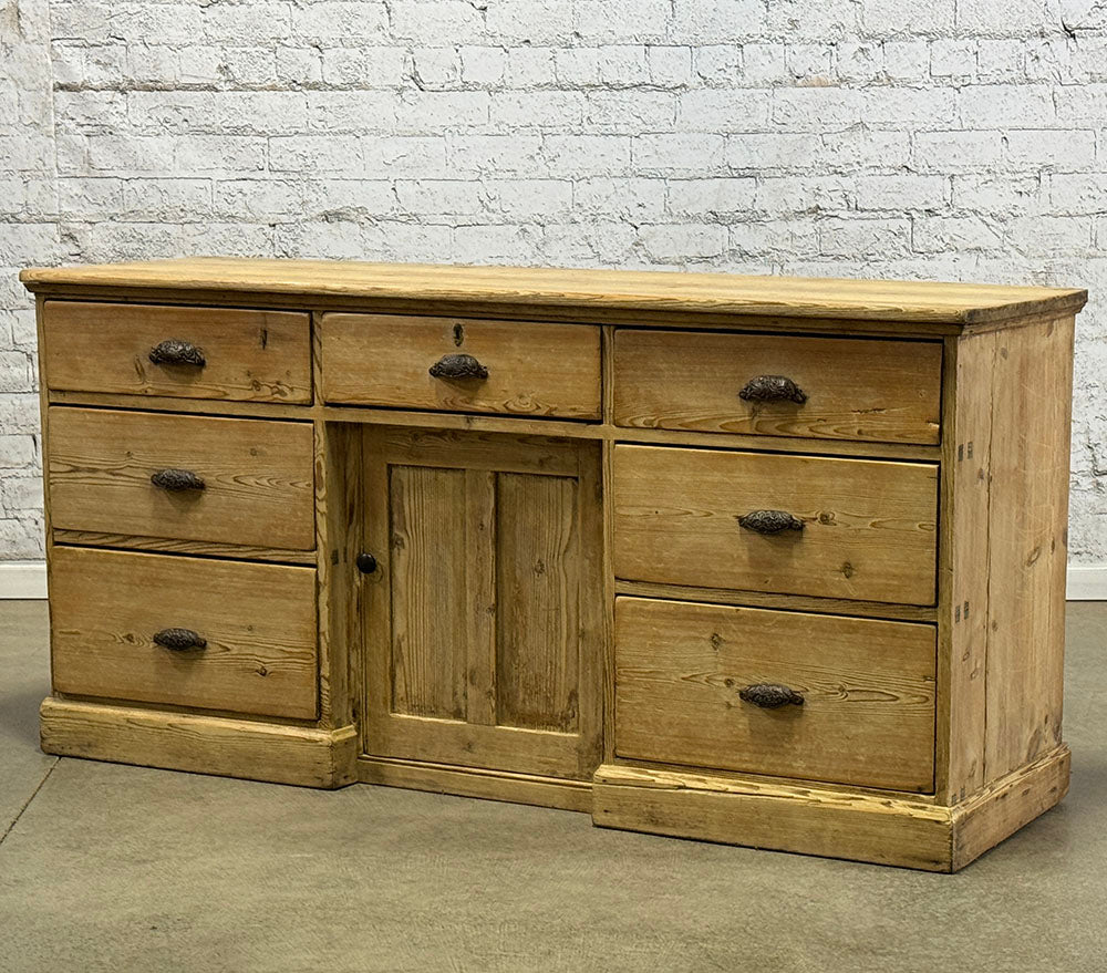 Georgian English Pine Dresser Base