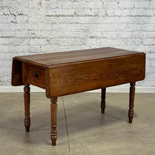 Antique Welsh Dropleaf Table with Drawer c.1880