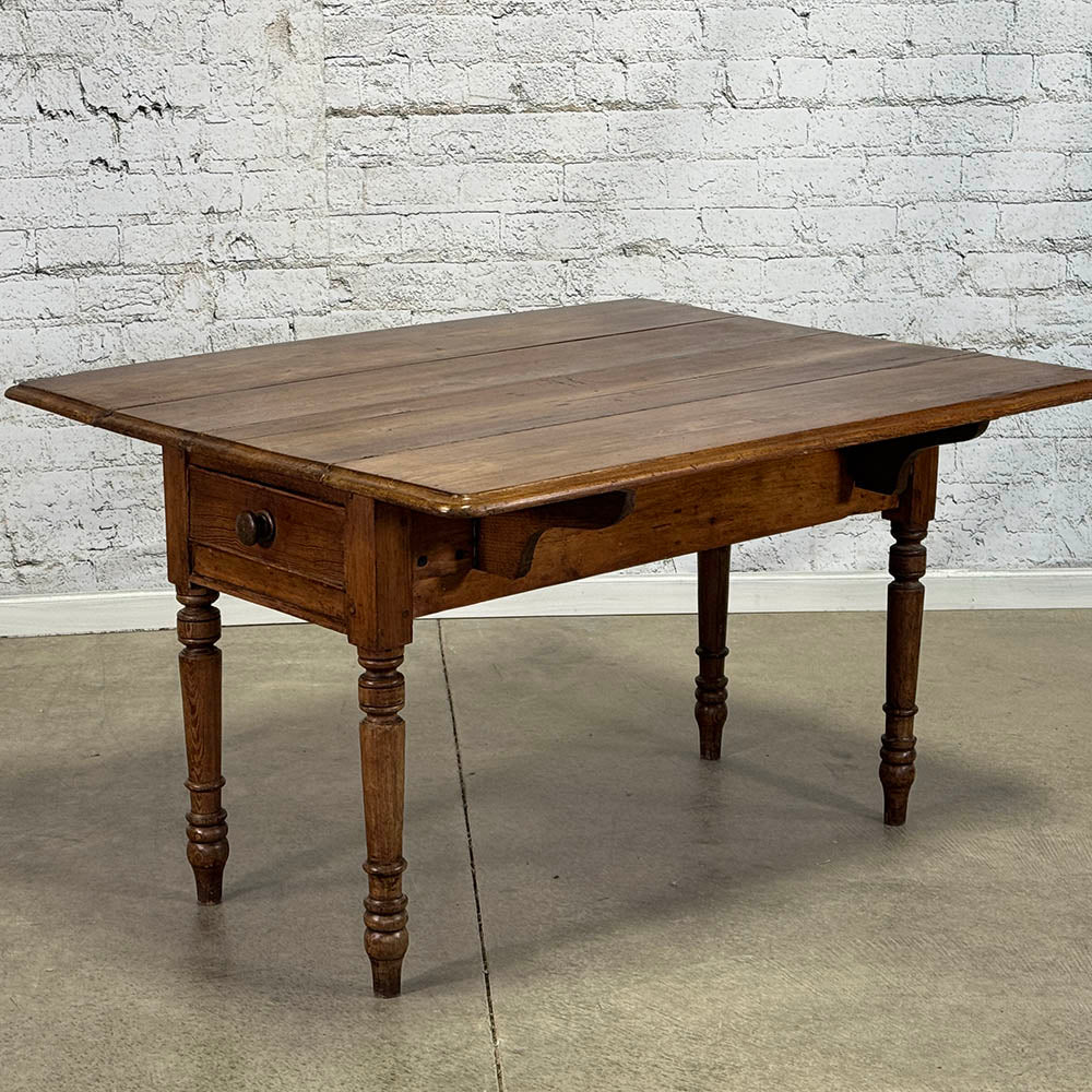 Antique Welsh Dropleaf Table with Drawer c.1880