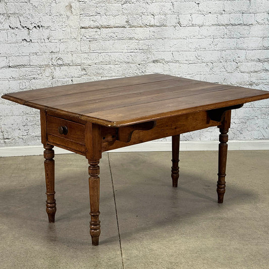Antique Welsh Dropleaf Table with Drawer c.1880