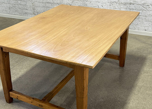 Antique English Elm Top Table c.1900