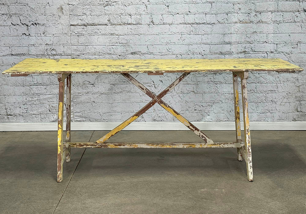 Antique Painted Catalan Pasting Table c.1850