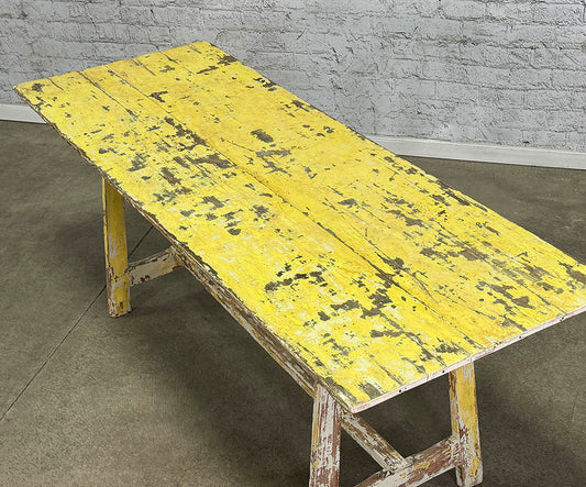 Antique Painted Catalan Pasting Table c.1850