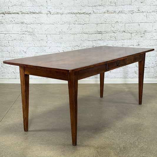 Antique French Fruitwood Farmhouse Table