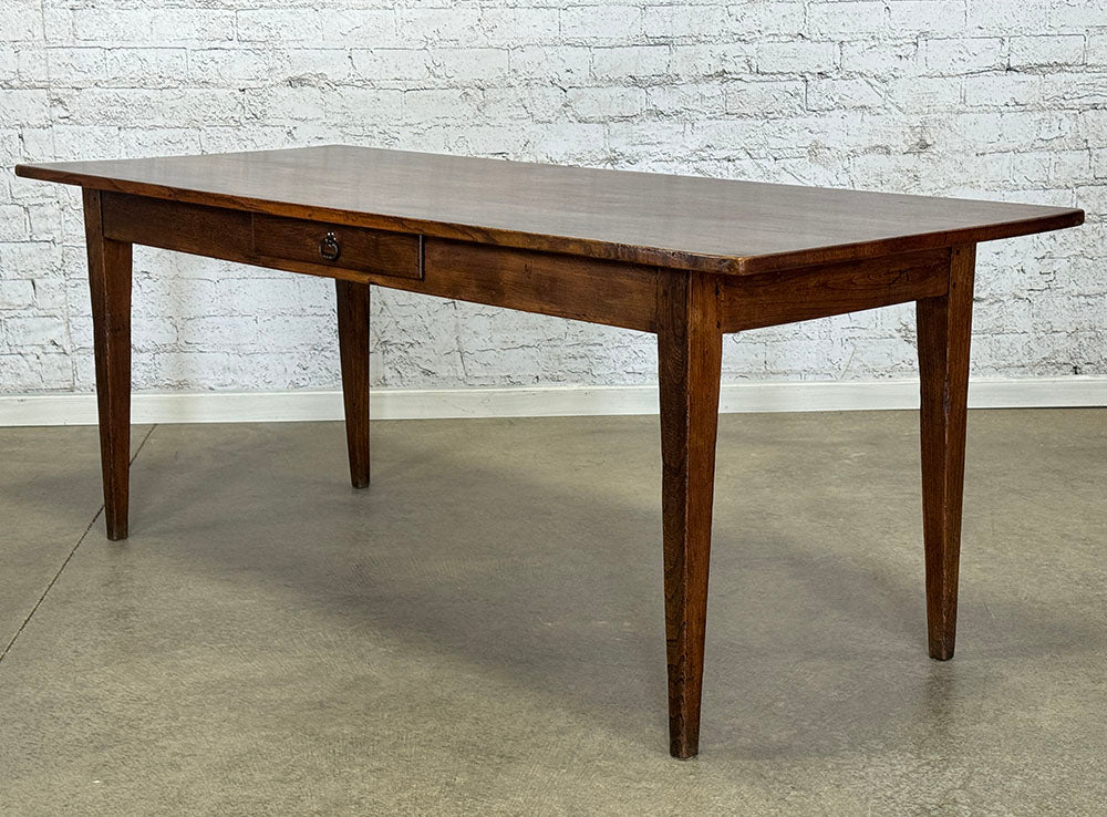 Antique French Fruitwood Farmhouse Table