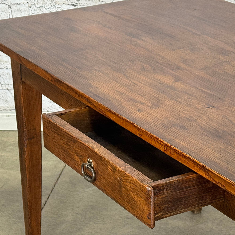 Antique French Fruitwood Farmhouse Table