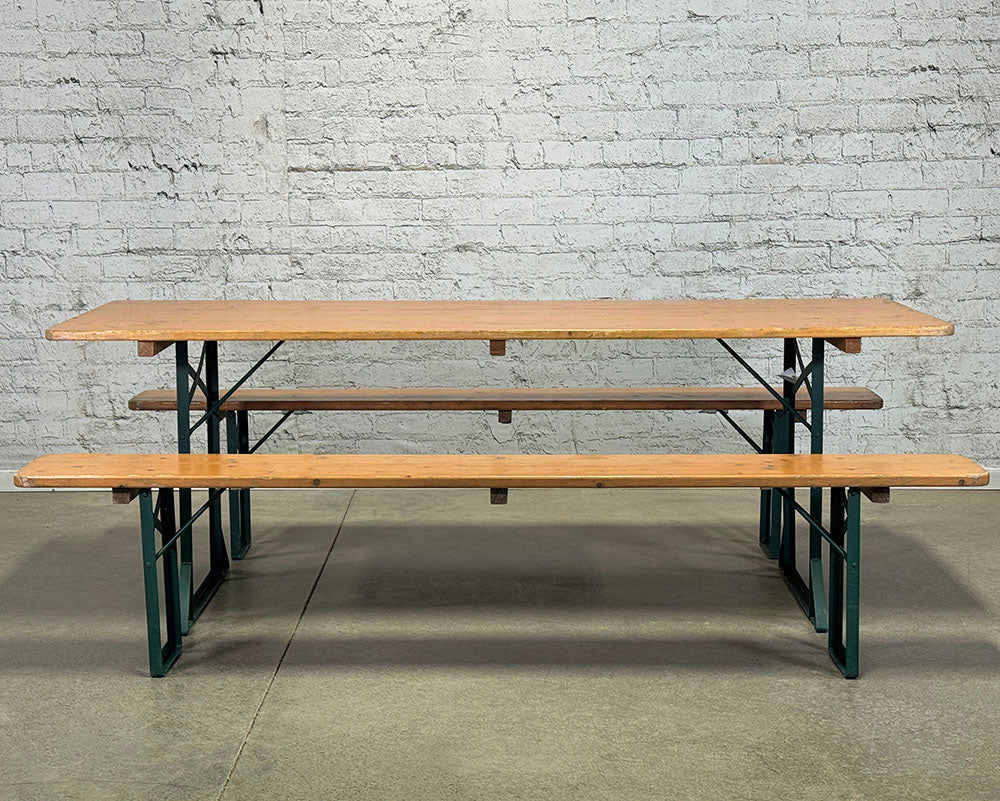 Vintage Beer Garden Table Wide