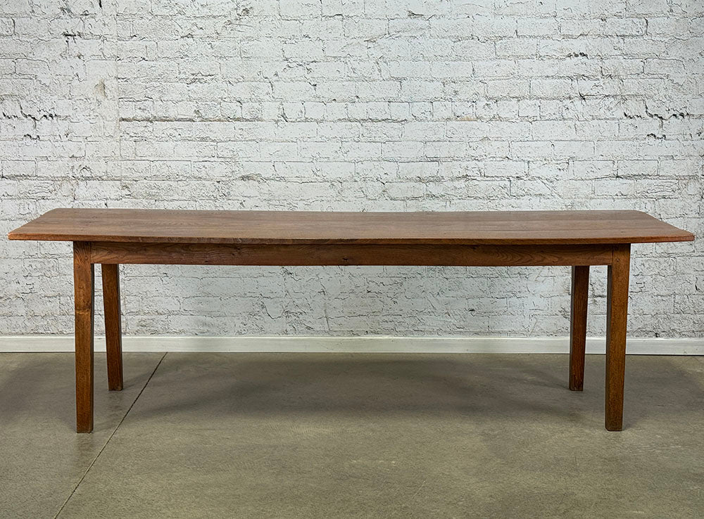 Antique French Elm Farmhouse Table