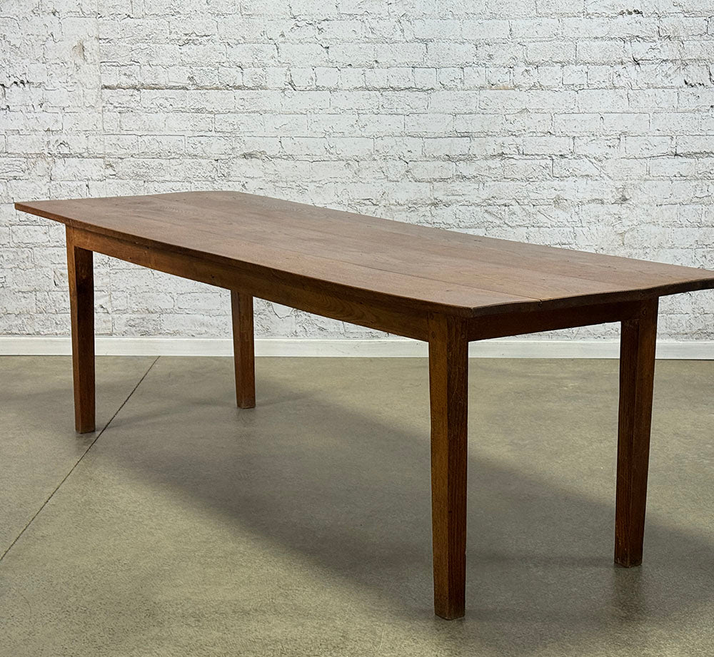 Antique French Elm Farmhouse Table